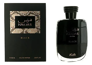 Perfume Árabe Hawas Black 100ml Rasasi Eau de Parfum