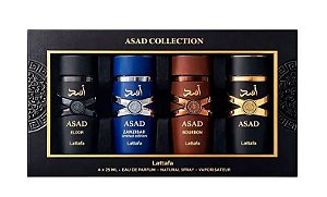 Perfume Árabe Kit Asad Collection 4x25ml Lattafa Eau De Parfum