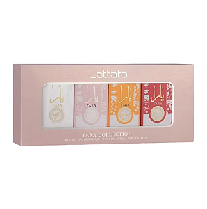 Perfume Árabe Kit Miniatura Yara Collection 4x5ml Lattafa Eau De Parfum