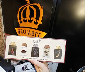 Perfume Árabe Kit Lattafa Pride 5x20ml Lattafa Eau De Parfum