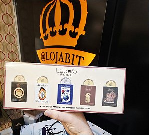 Perfume Árabe Kit Lattafa Pride 5x20ml Lattafa Eau De Parfum