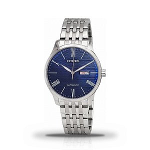 Relógio Masculino Citizen Automático Mostrador Azul NH8350-59L