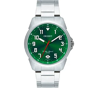 Relógio Masculino Orient Quartzo Clássico Mostrador Verde - MBSS1154A
