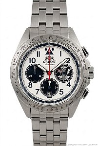 Relógio Masculino Orient Cronógrafo Automático Edição Especial FAB T6 (Limitada n.º 0082/0203)