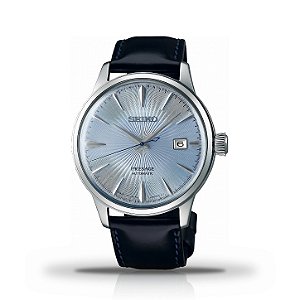 Relógio Masculino Seiko Presage Cocktail Time Skydiving Automático Mostrador Azul-Gelo SRPB43J1