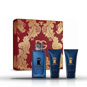 Kit Perfume Importado Dolce & Gabbana K Eau de Parfum 100ml com Pós-Barba e Gel de Banho
