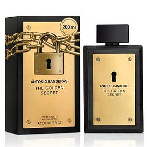 The Golden Secret Edt 200ml Antonio Banderas Perfume Importado Original Masculino