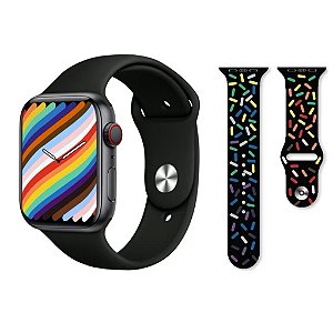 ￼2024 Novo Watch 9 PRO Max Relógio 9 Smart Watch Homens BT Chamada Sempre Em Exibição Temperatura