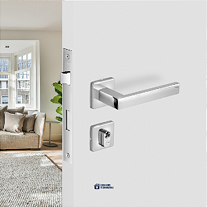 Fechadura Porta Hato 2 55mm Inox Imab