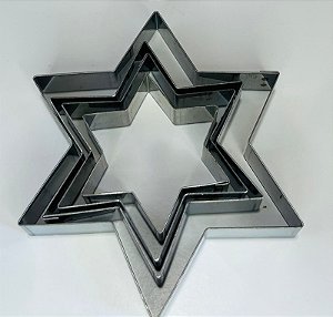 Cortador Formato Estrela - Jogo 4 Un