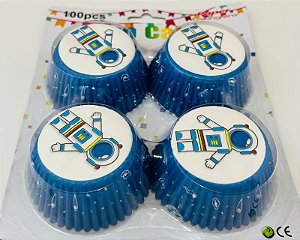 Formas de Cup Cakes - 100pcs Papel Astronauta