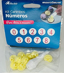 Kit Carimbos Doces - Números (0,5cm)