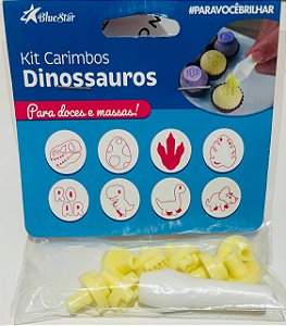 Kit Carimbos Doces - Dinossauros (1cm)