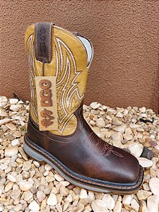 BOTA MED DOG BRONZE SOLADO WORK DURANGO