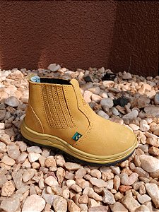 REF 515 BOTINA INFANTIL NOBUCK CASTOR SOLADO FLEX FORT KIDS PALMA