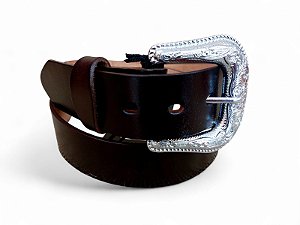 CINTO MASCULINO LISO CAFÉ CW 4324