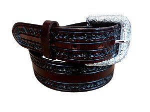 CINTO MASCULINO COUNTRY CAFÉ ENTALHADO MASTER