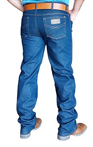 CALÇA MASCULINA LYCRA AZUL BRONCO