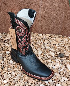 BOTA PRETO / PRETO SOLADO GEL PRETO DURANGO
