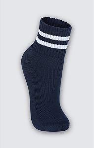 MEIA INFANTIL MENINOS MARINHO/BRANCO LUPO