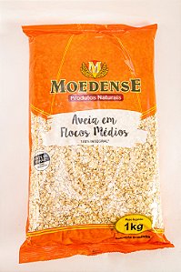 Aveia Flocos Medio 1kg Moedense