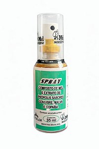 Spray Mel com Própolis, Gengibre, Malva e Copaíba 35ml