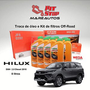 Troca de Óleo 5W 30 e Filtros para Hilux SW4 em Peruíbe