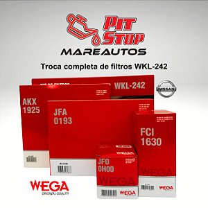 Kit de filtros WKL-242 Wega para Troca completa Nissan