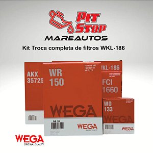 Kit de filtros WKL-186 Wega para Troca completa GM Cruze