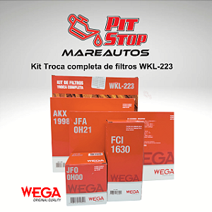 Kit de filtros WKL-223  Wega para Troca completa Hyundai  Creta