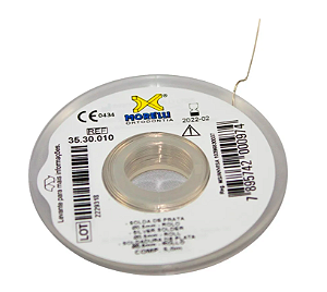 Solda Prata Orto Rolo 5mm - Morelli