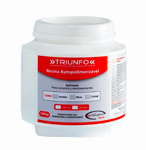 Resina Acrílica Autopolimerizável 1Kg - Triunfo