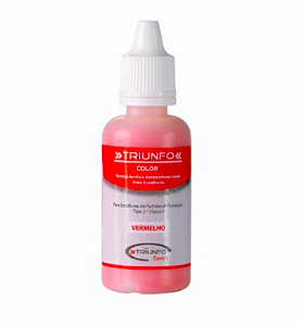 Resina Acrílica Autopolimerizável 25g Vermelho - Triunfo