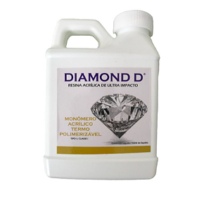 Resina Acrílica Termopolimerizável Diamond D 150ml - Keystone