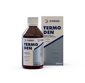Resina Acrílica Termopolimerizável c/ Cross Termoden 250ml - Evoden