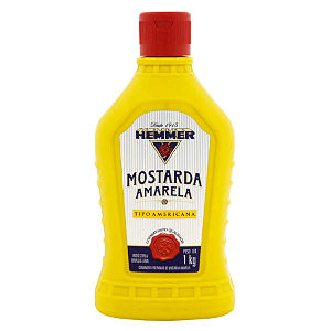 MOSTARDA HEMMER 1 KG AMARELA