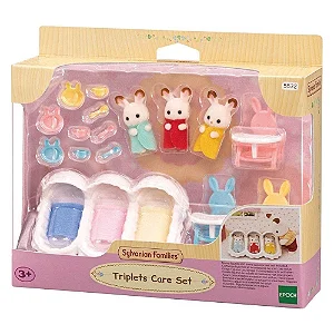 Conjunto Cuidando de Trigêmeos - Sylvanian Families - 5532