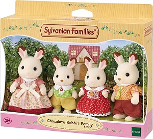 Família dos Coelhos Chocolate - Sylvanian Families - 5655