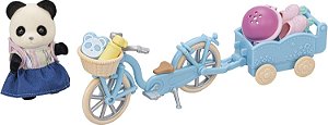 Conjunto Bicicleta e Patins - Menina Panda - Sylvanian Families - 5652