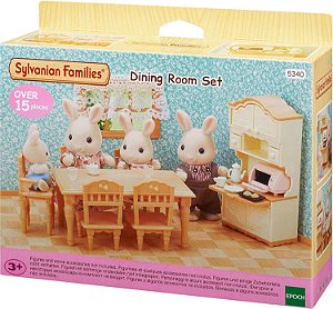 Conjunto Sala de Jantar Clássica - Sylvanian Families - 5340