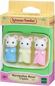 Trigêmeos Rato Marshmallow - Sylvanian Families - ‎5337