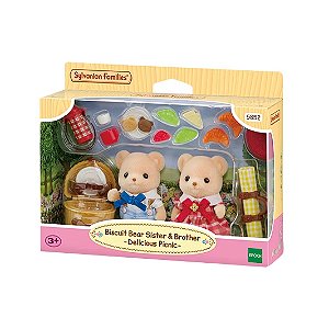 Irmã e Irmão Urso Biscoito - Sylvanian Families - 5852