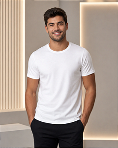 Camiseta Masculina Algodão Lisa Promocional