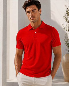 Camiseta Polo Malha Piquet Unissex Masculina
