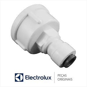 Conector Plástico Para Mangueira De 3/4 Para 1/4 Purificador Electrolux - 306661900060 A07890101 A12432601