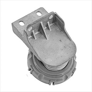 Pé Nivelador Esquerdo Frontal Cinza Para Refrigerador Dm85x Df80 Dfn52 Ib53x Db53 Electrolux Original A03489502 A0348950