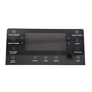 Painel de Controle Dispenser Para Refrigerador DM90X Electrolux Original A05090603
