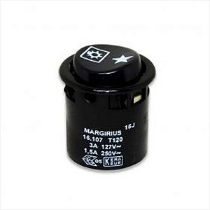 Interruptor Tecla Dupla Ação Fogão Electrolux Original FC4CB FC4CS FC5CB FC5CS 64503012