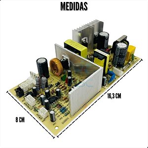 Placa De Potência 127V Para Adega Electrolux Original ACS12 - 413140607 	A08289701 PLACA COM BOLETIM TECNICO
