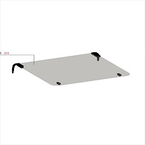 Tampa De Vidro Para Fogão Electrolux Original 56EAB 56EAX 56EBT - 70006244